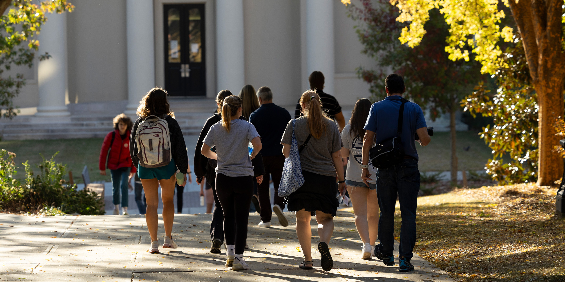 Students on Hill