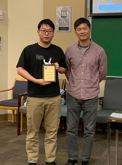 Best Beginning PhD Student Award:  Yongkai Chen