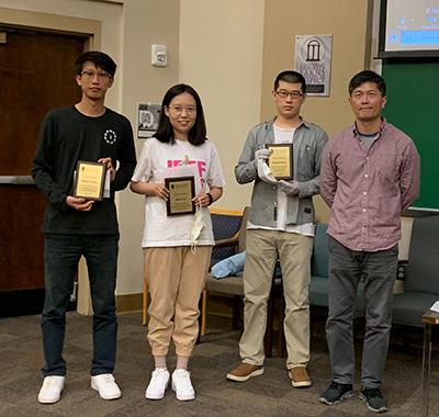 Best Senior PhD Student Award: Jialin Yang, Mengrui Zhang, Hongzhi Wang