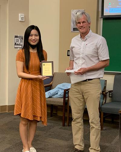 Best Student Consultant Award:  Huimin Hu