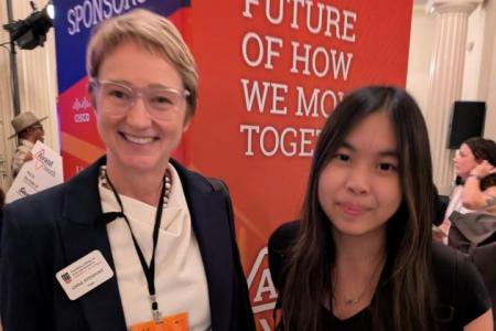 Jasmine Nguyen with Dean Stenport